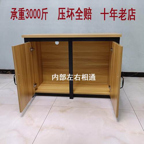 鱼缸专用底柜2025新款封闭地柜底座实木铁艺铝合金承重金鱼缸架子