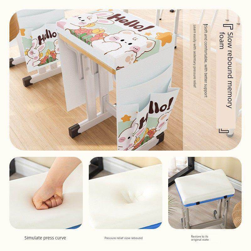卡通记忆泡沫加厚学生垫长方形椅子垫屁股垫凳子垫教室久坐秋天板