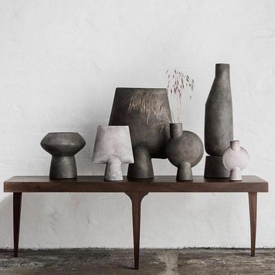 现货 丹麦101cph Sphere花瓶插花花器陶瓷土北欧日式复古装饰摆件