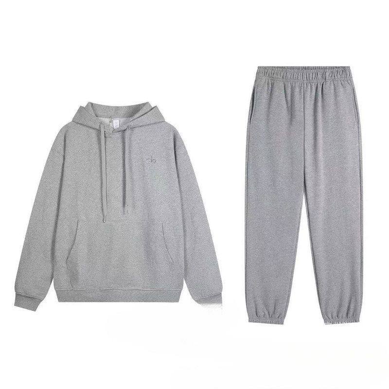 2026冬男装跑步帅气男士运动连帽宽松男款卫衣套装高级感休闲设计