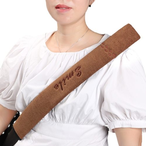 柔软绒布安全带套高级潮牌可爱