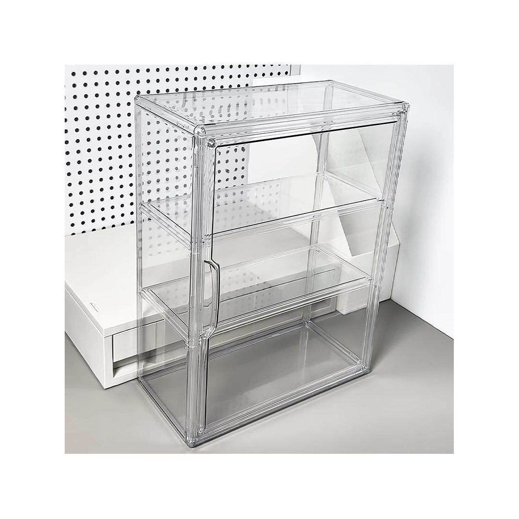 桌面收纳盒谷子手办整理展示小痛柜透明亚克力塑料防尘吧唧大容量,收纳整理,手办收纳盒,淘宝优惠券,粉丝福利购,淘宝优惠卷