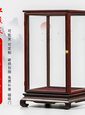江苏南通古典红酸枝开门弯脚木雕