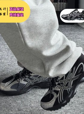 亚瑟士ASICS GEL-Nimbus 10.1 舒适百搭头层牛皮复古 男女跑鞋