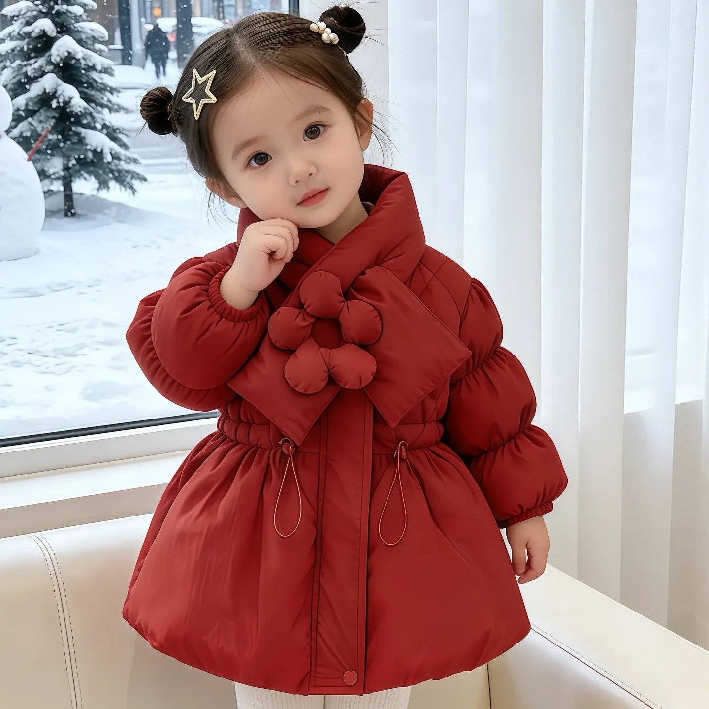 女童装女孩衣服女宝冬装过年外套红色棉衣1一2周岁3到4岁多5加厚6,童装/婴儿装/亲子装,棉袄/棉服,淘宝优惠券,粉丝福利购,淘宝优惠卷