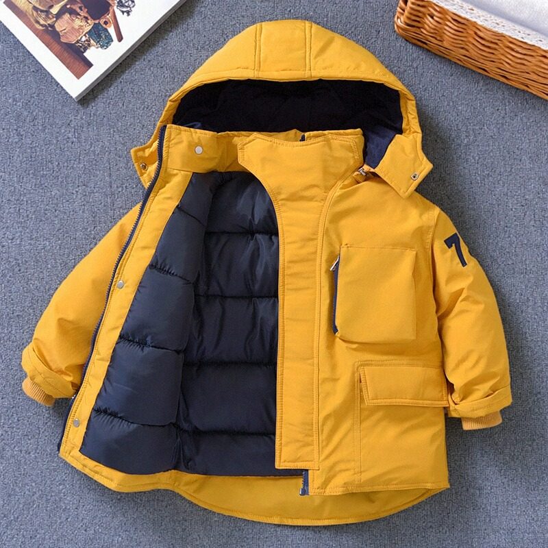 男童装冬装羽绒棉服男孩棉袄男小孩衣服6到7岁8多9加厚十岁外套12