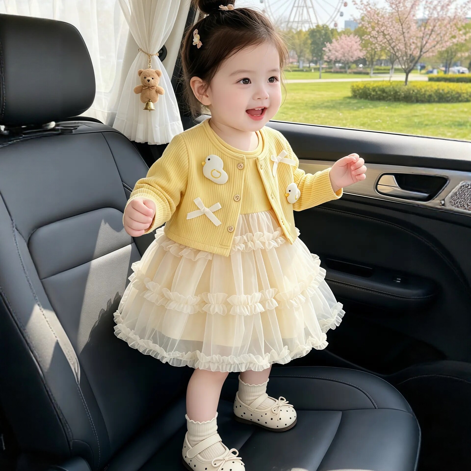 适合温度10-20度婴幼儿两件套图片