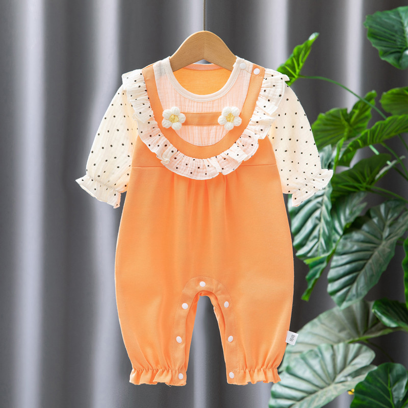 超漂亮宝宝连体衣纯棉春夏秋三季