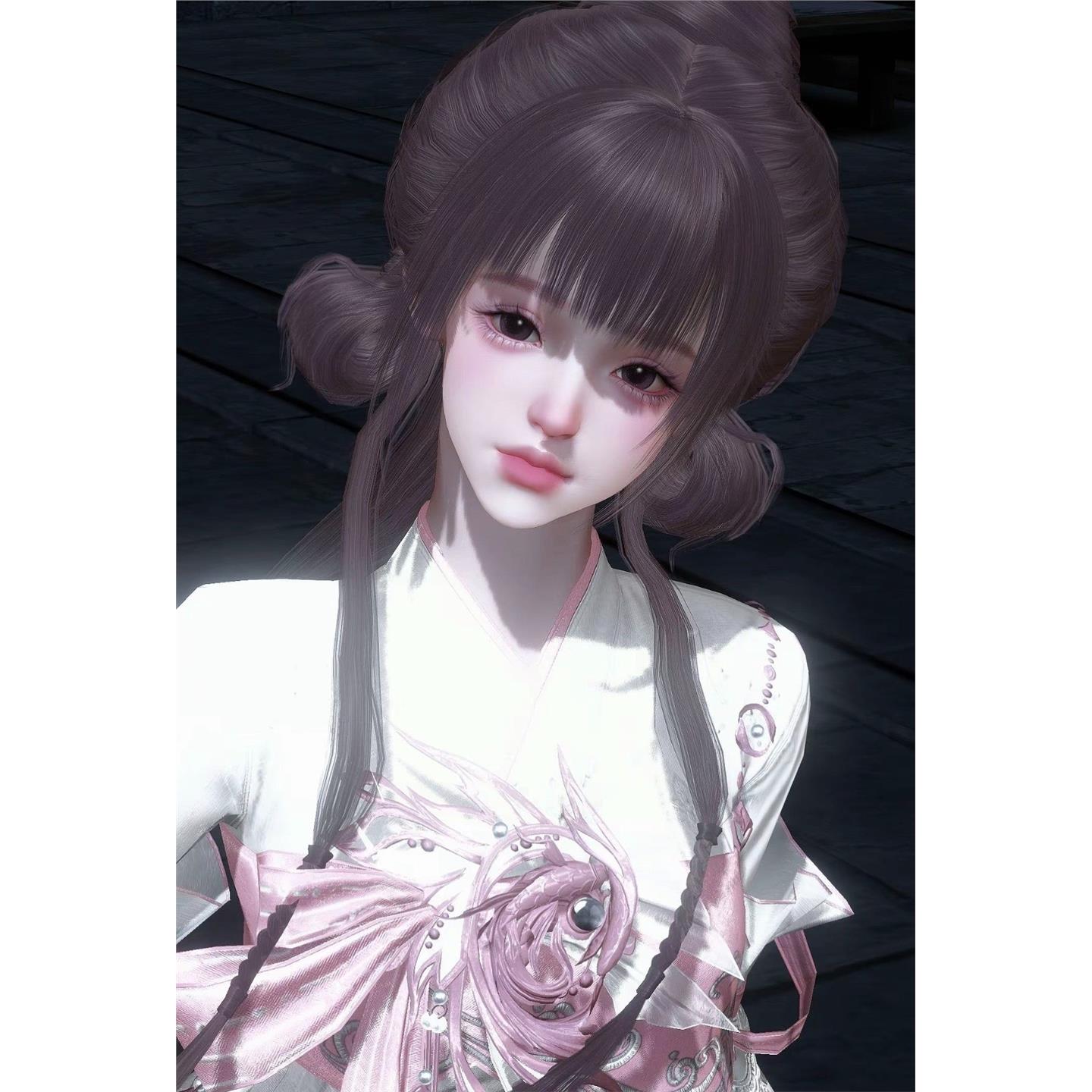 006 帆布于 自带御姐大胸体型 逆水寒手游捏脸女通用