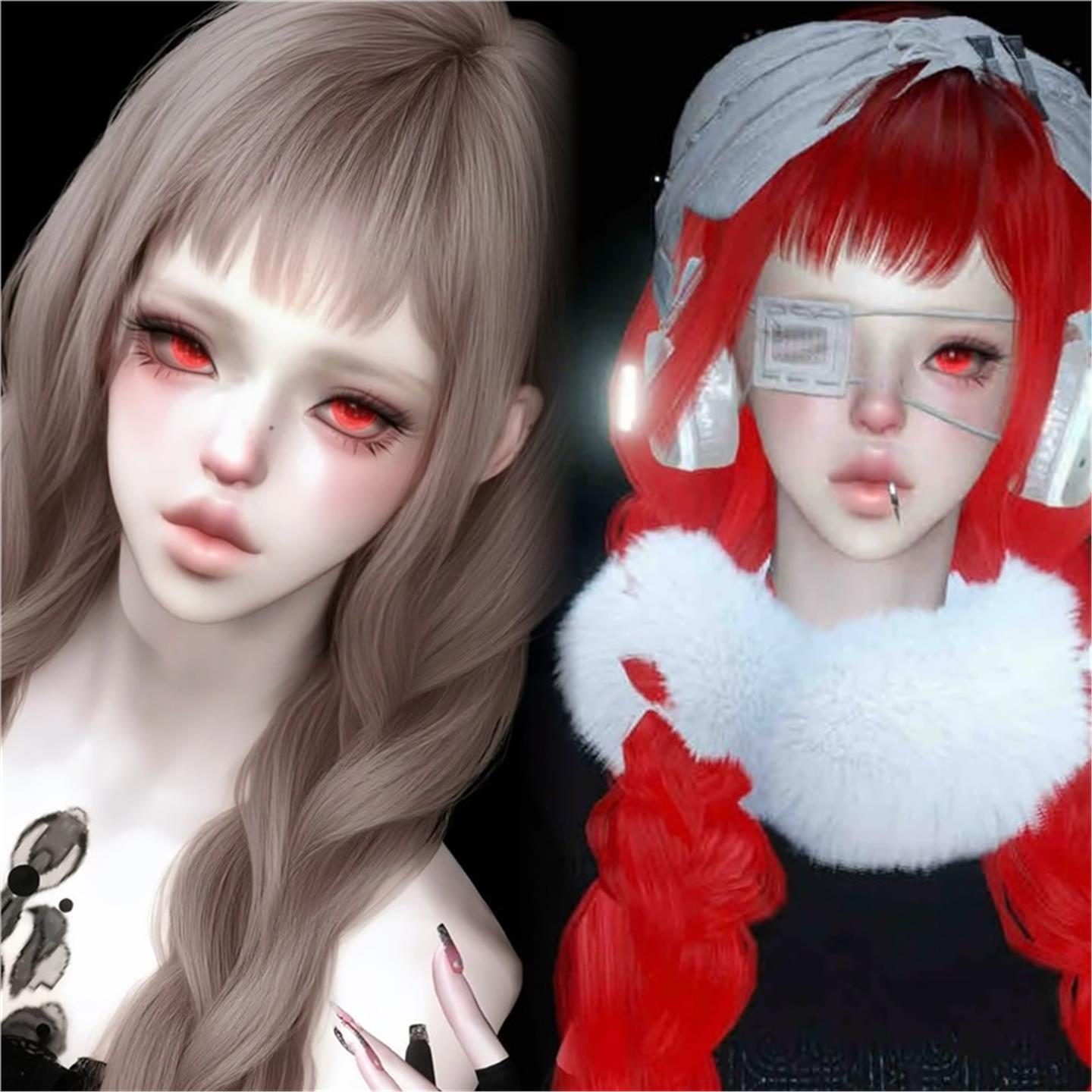 ay娚漫 灵瞳 逆水寒手游捏脸女通用