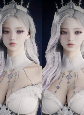 紫罗兰 双妆 AION2 永恒之塔2捏脸 台服韩服魔族天族捏脸通用女