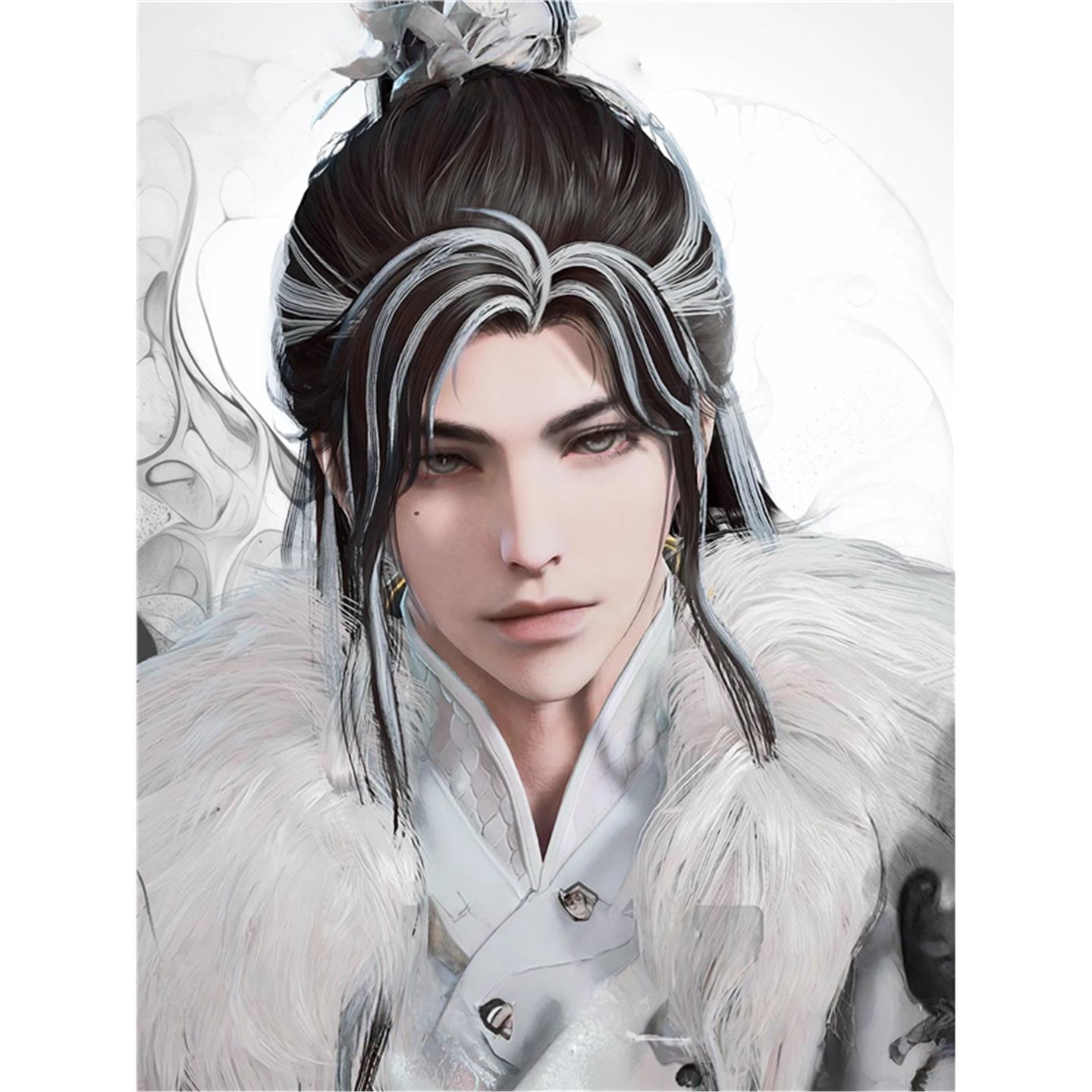 国服端游 永劫无间捏脸数据 男脸型 李寻欢 玉容