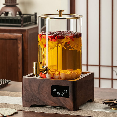 商用大容量玻璃泡茶桶加厚