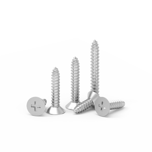 304不锈钢平头自攻螺丝木螺丝加长十字沉头自攻螺丝钉M2M3M4M5M6