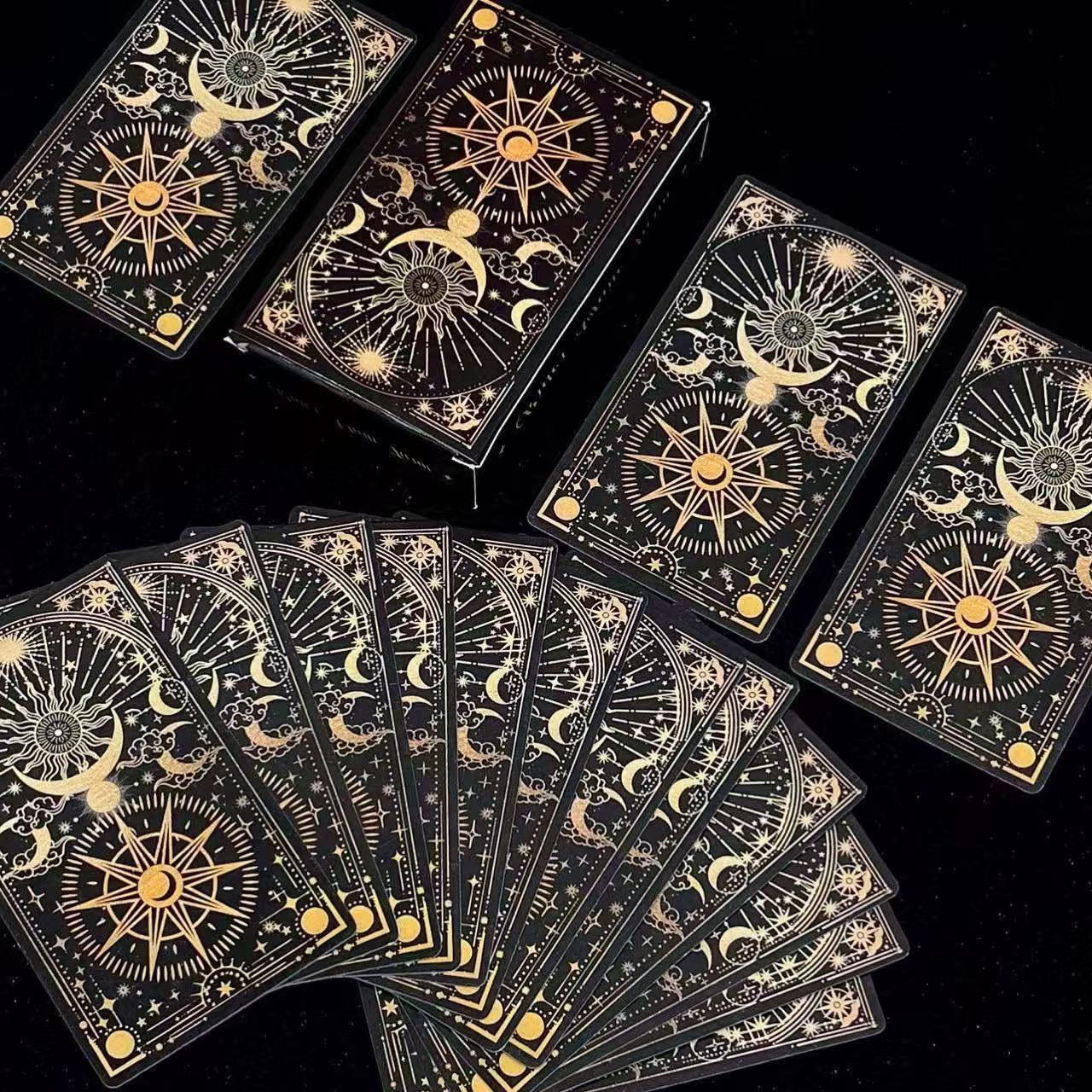 韦斯特经典黑金78张塔罗牌创意