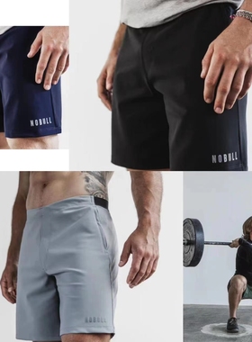 NOBULL男子运动健身短裤CrossFit综合体能训练弹力性修身吸汗超轻