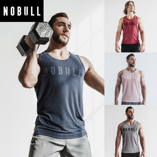 NOBULL男子运动背心无袖CrossFit训练健身速干高弹舒适修身休闲