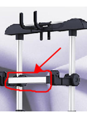松桥 挂烫机 MI-PM1402H MI-PM1403H电熨斗置物架杆子 挂衣架杆子