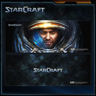 Blizzard暴雪官方正版游戏周边星际争霸LOGO款/海报款鼠标垫
