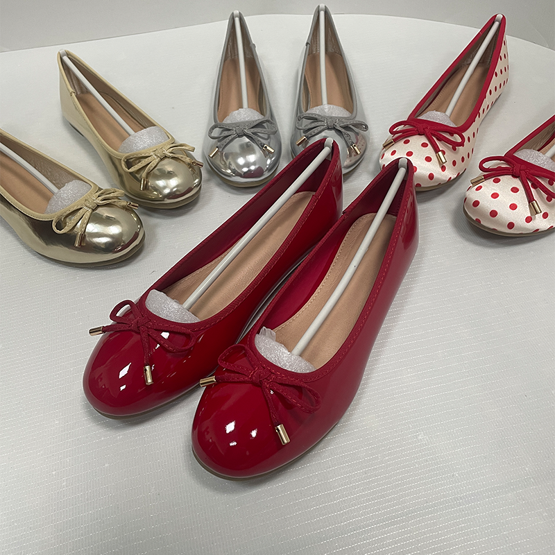 2026新款红色圆头浅口蝴蝶结漆皮芭蕾舞平底单鞋女休闲鞋软底女鞋,女鞋,浅口单鞋,淘宝优惠券,粉丝福利购,淘宝优惠卷