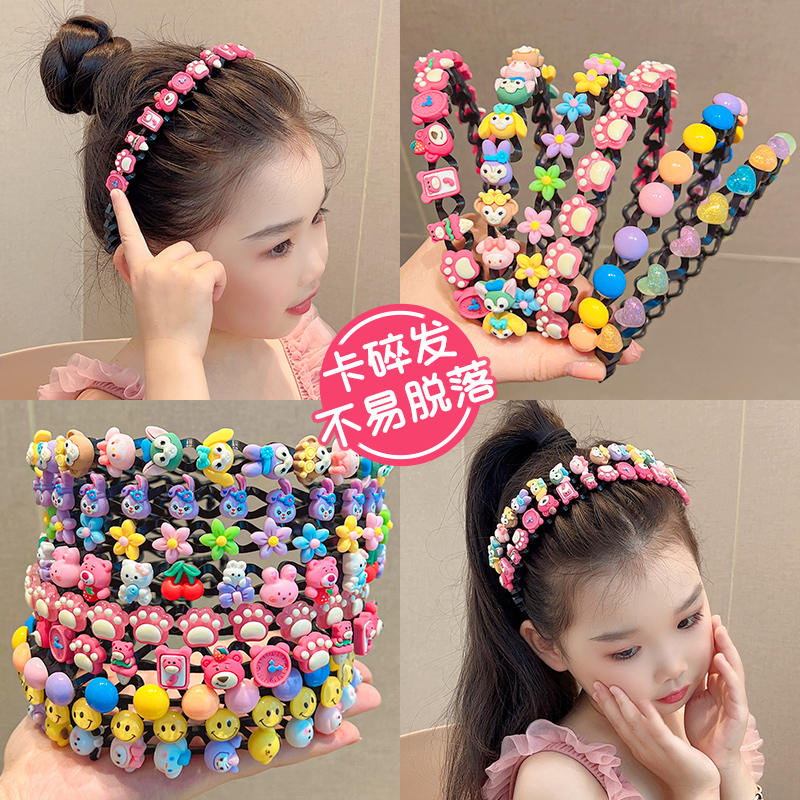 发箍女儿童不伤发碎发整理神器