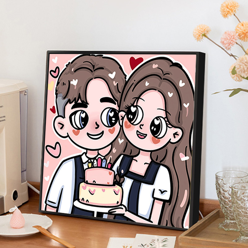 星蝶公主生日快乐礼物钻石画2024新款贴画情侣手工diy满钻十字绣