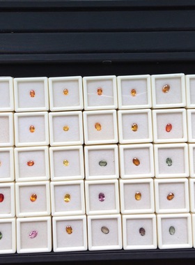 天然一克拉多彩蓝宝石5*7尺寸，特价188.8包邮！