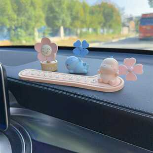 新款直销龙年汽车内饰创意可爱免粘挪车牌临时停车牌隐藏式号码牌