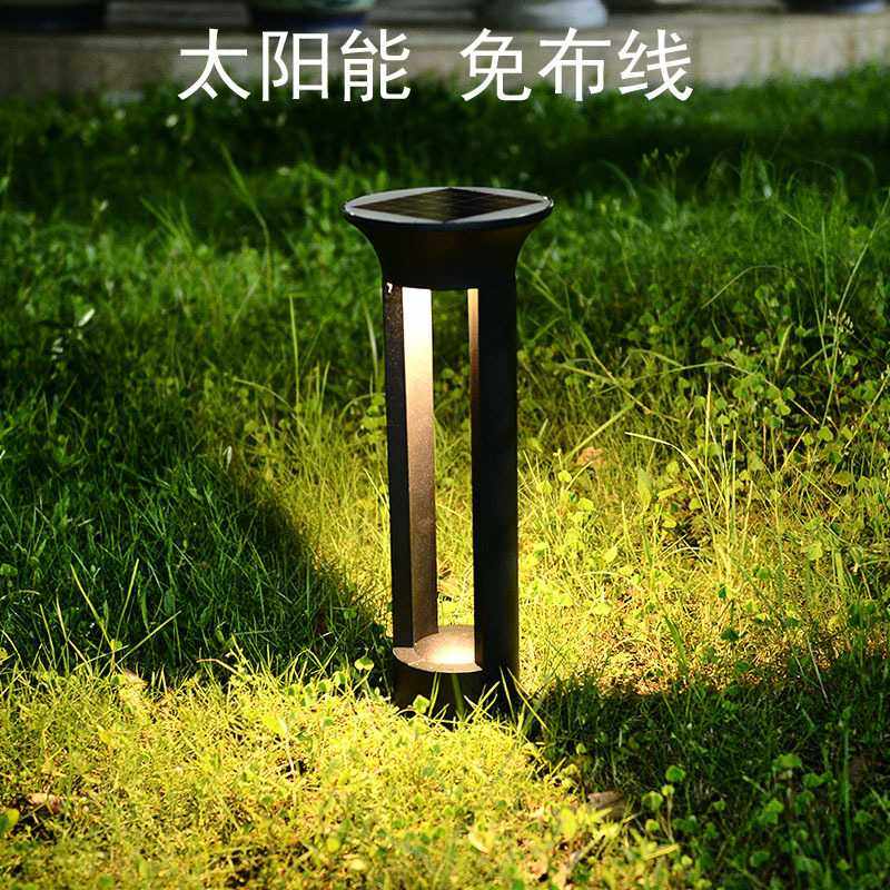 新款直销圆形太阳能LED草坪灯户外别墅庭院灯 公园草地小区景观地,家装灯饰光源,草坪灯,淘宝优惠券,粉丝福利购,淘宝优惠卷