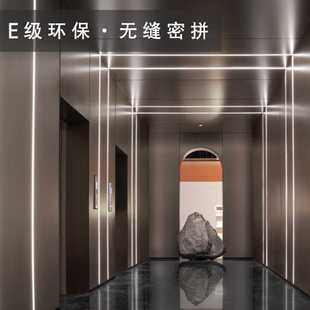 新款直销定制木饰面板集成墙板电视背景墙面平缝实心护墙板碳晶金