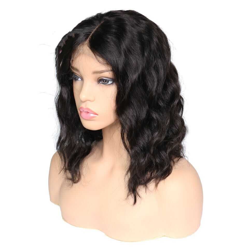 新款直销非洲假发小卷高温丝黑色化纤发头套 偏分小卷波浪短卷发