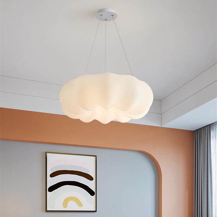 新款直销北欧简约云朵卧室吊灯儿童房灯具现代创意餐厅南瓜灯主卧,家装灯饰光源,智能吊灯,淘宝优惠券,粉丝福利购,淘宝优惠卷