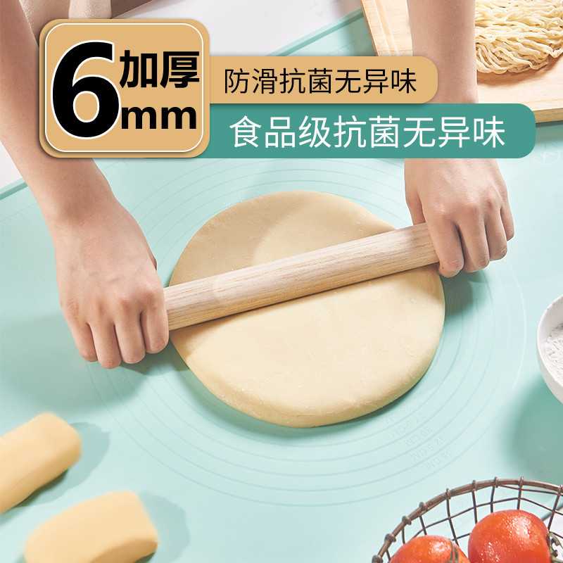 新款直销现货硅胶揉面垫家用食品级加厚不粘案板烘焙工具面板和面