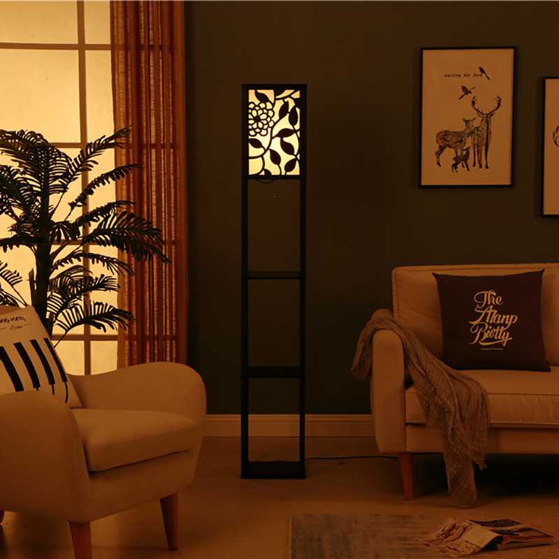 新款直销北欧LED创意简约现代客厅落地灯卧室床头柜灯沙发灯具层