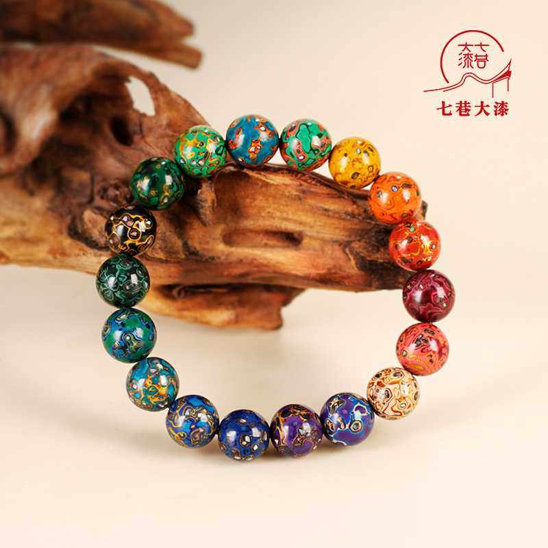 新款直销七巷大漆漆珠单珠散珠10mm犀皮漆小珠福州漆器手工艺非遗,特色手工艺,漆器,淘宝优惠券,粉丝福利购,淘宝优惠卷