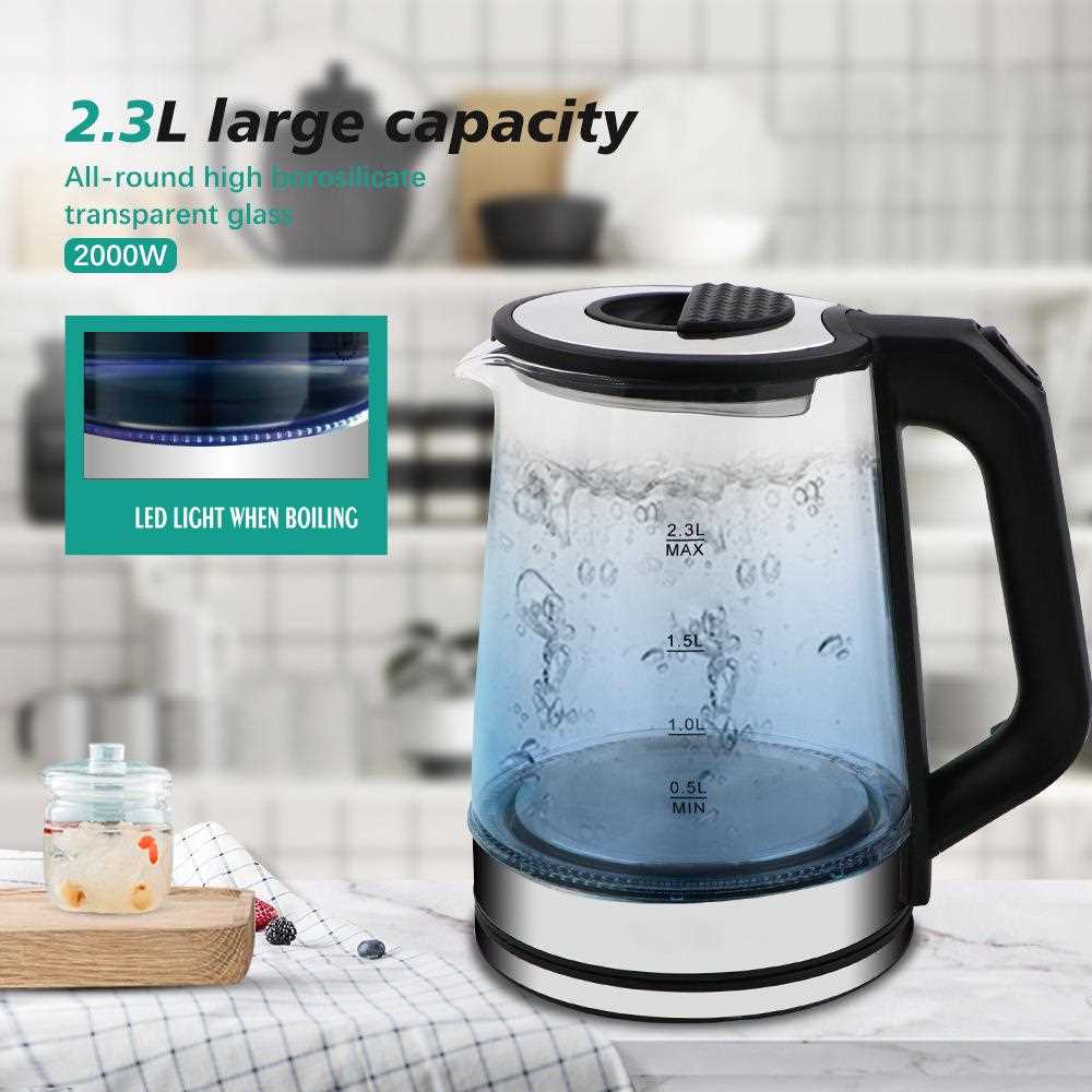 新款直销欧规220V电热水壶养生壶多功能煮茶器家用玻璃电热水壶2.