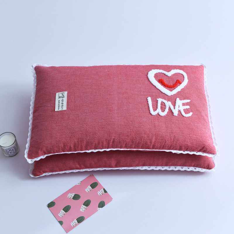 新款直销全荞麦枕儿童枕芯水洗棉毛巾绣纯荞麦枕头幼儿园荞麦壳礼