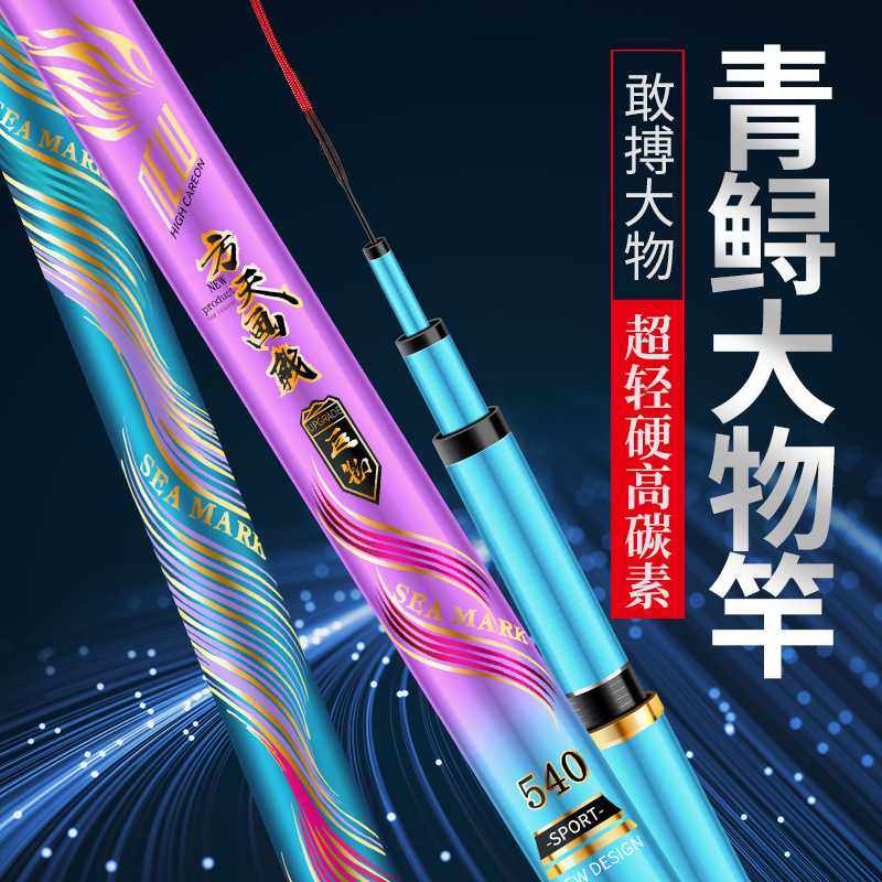新款直销超轻超硬钓鱼竿暴力巨物竿碳素台钓竿19调鲤鱼竿大物手竿,户外/登山/野营/旅行用品,台钓竿,淘宝优惠券,粉丝福利购,淘宝优惠卷