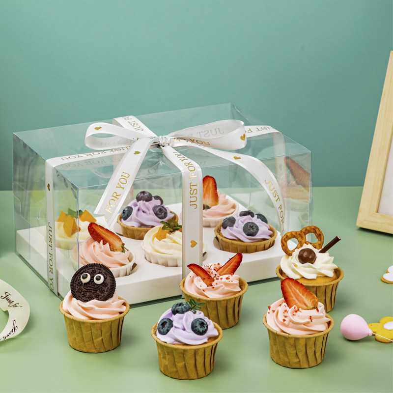 新款直销纸杯蛋糕包装盒杯子马芬杯儿童节加高甜品盒子6/9/12粒透,节庆用品/礼品,蛋糕/烘焙装饰用品,淘宝优惠券,粉丝福利购,淘宝优惠卷