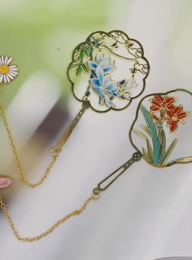 新款直销金属书签 商务礼品创意镂空中国风礼物叶脉学生文具 文创