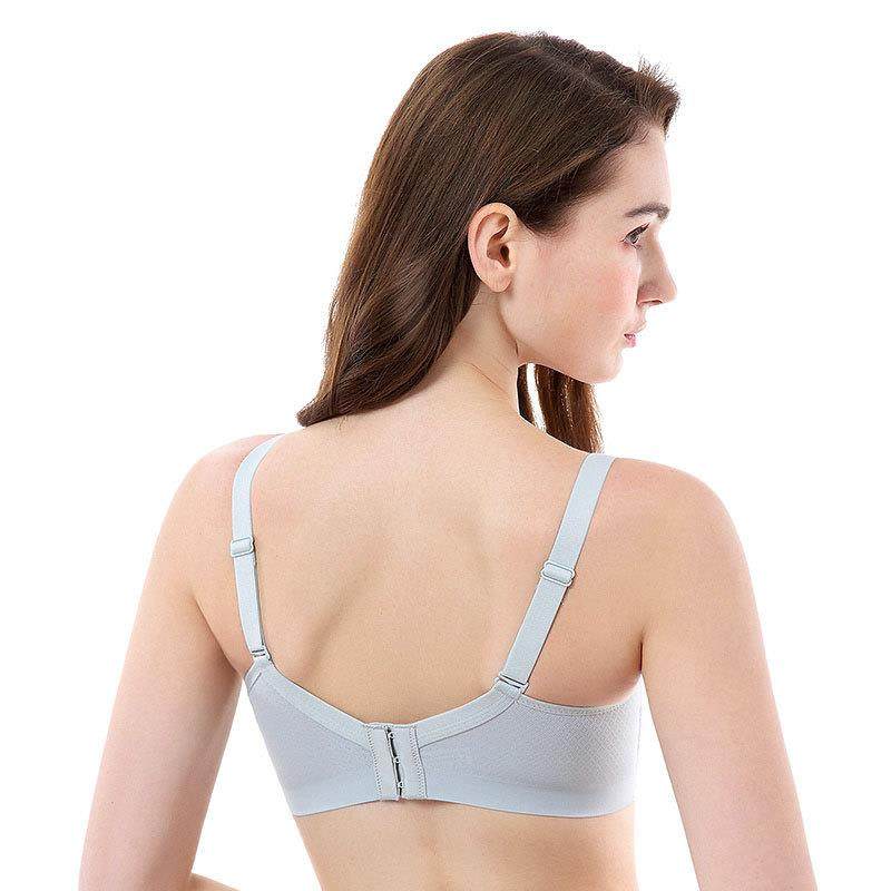 新款直销四季款无海绵防凸点超薄文胸 大码蕾丝透明内衣无钢圈调