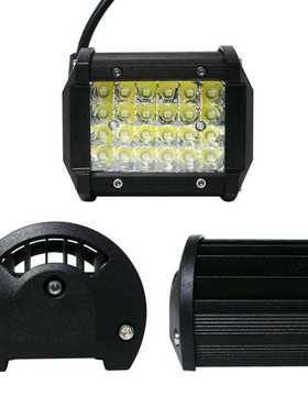 新款直销铝件汽车LED工作灯 4英寸4排72w 工作灯聚光车顶灯 LED长