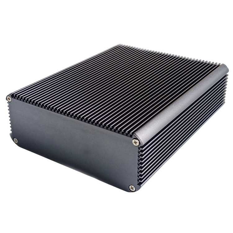 新款直销120x45散热铝合金金属外壳 新能源锂电池铝壳 功放仪表壳