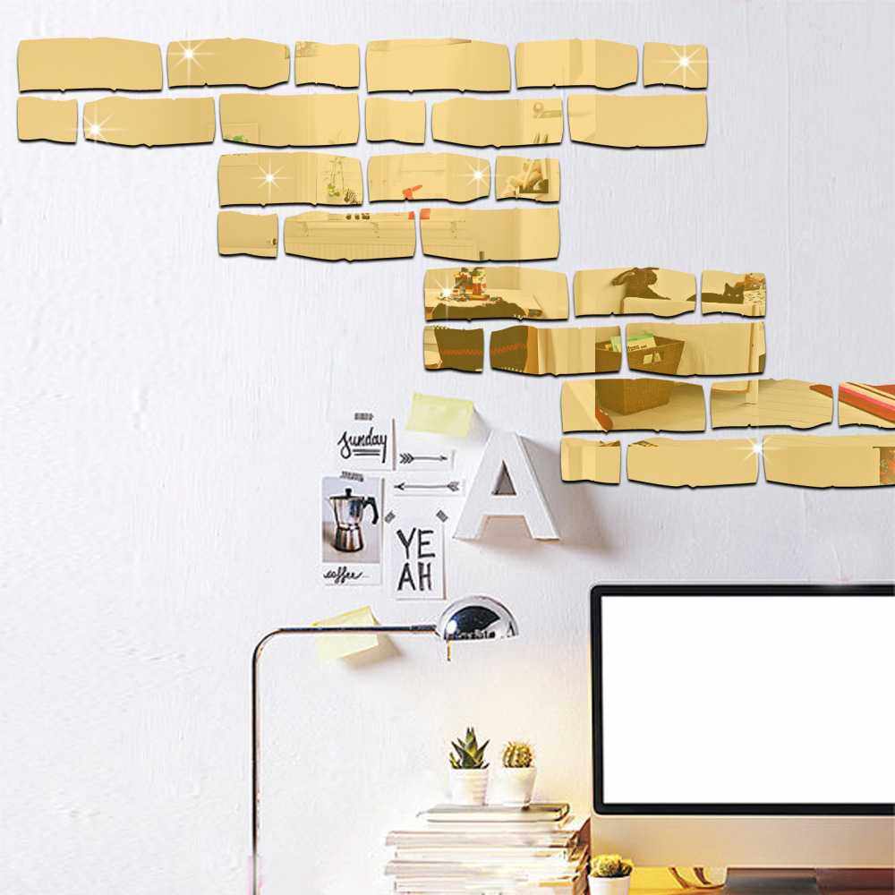 新款直销JM248创意几何形亚克力镜面砖纹墙贴 儿童房 幼儿园装饰,家居饰品,软装墙贴,淘宝优惠券,粉丝福利购,淘宝优惠卷