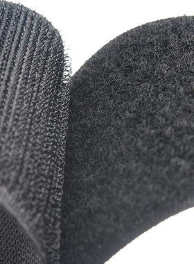 特宽魔术贴超宽尼龙雌雄粘带扣无背胶黑白色毛刺互粘条6-10厘米宽