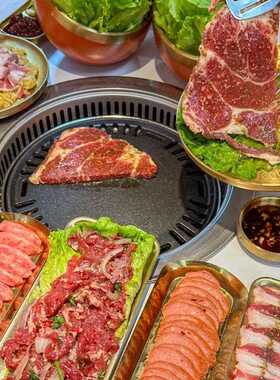 新款直销韩式商用净烟电烤炉71TX红外线电烤锅网红电烧烤炉自消烟