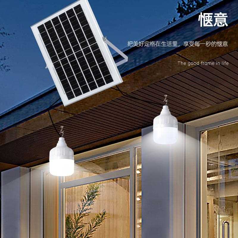 新款直销led遥控球泡灯 庭院户外悬挂灯应急分体式室内外照明充电