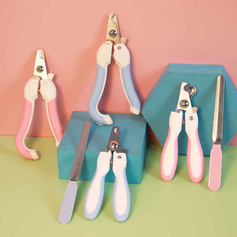 新款直销宠物指甲剪清洁美容工具狗狗指甲剪套装不锈钢宠物指甲钳