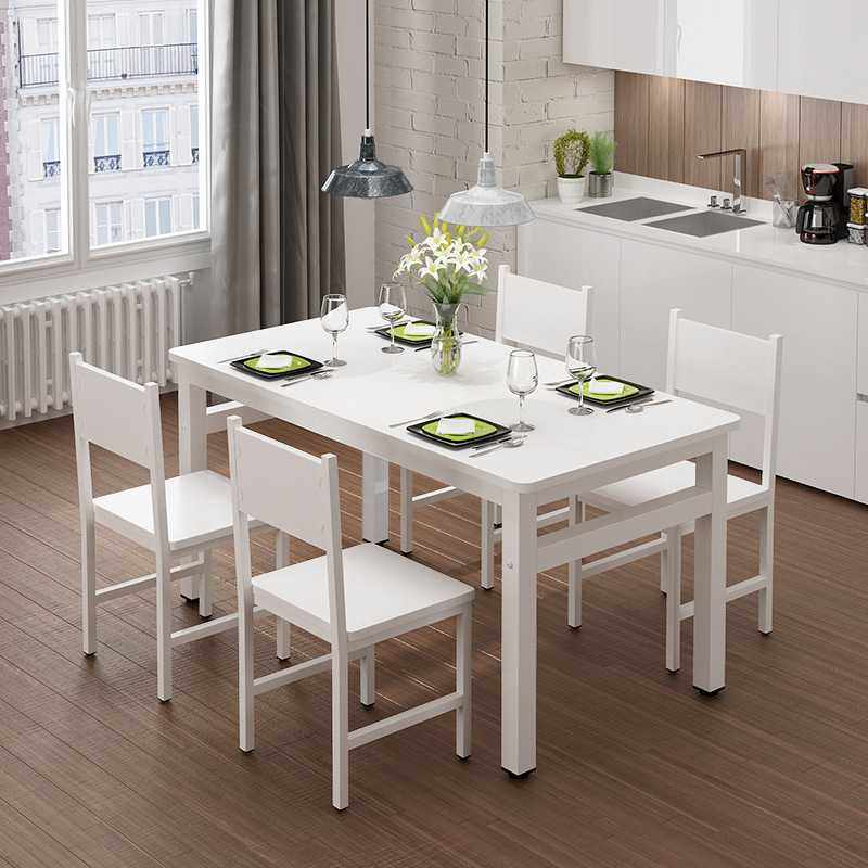 新款直销餐厅餐桌家用小户型简约长方形饭店吃饭桌小吃店快餐桌椅,住宅家具,板木餐桌,淘宝优惠券,粉丝福利购,淘宝优惠卷