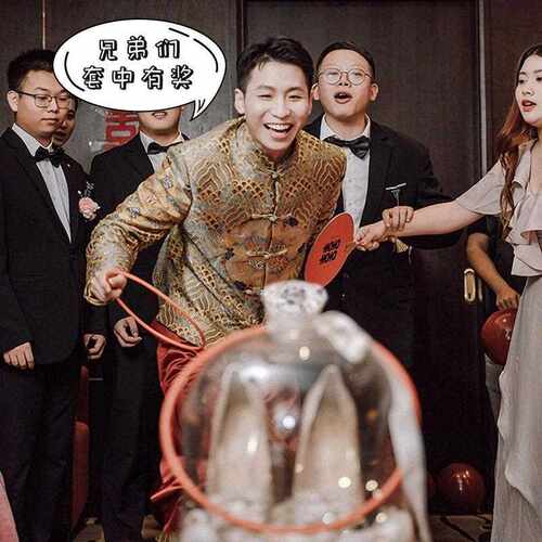 新款直销新款婚庆用品大全婚礼铃铛鞋盒套圈结婚接亲整蛊新郎游戏